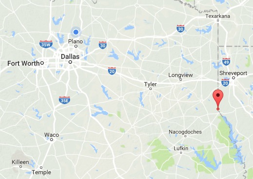 Republic of Texas Marker Map